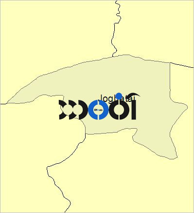 شیپ فایل محدوده سیاسی شهرستان جغتای