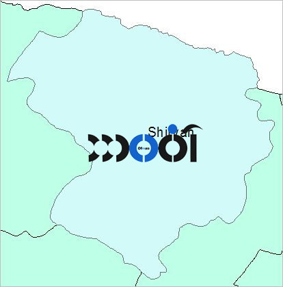 شیپ فایل محدوده سیاسی شهرستان شیروان