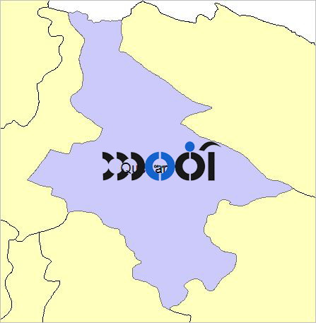 شیپ فایل محدوده سیاسی شهرستان قوچان